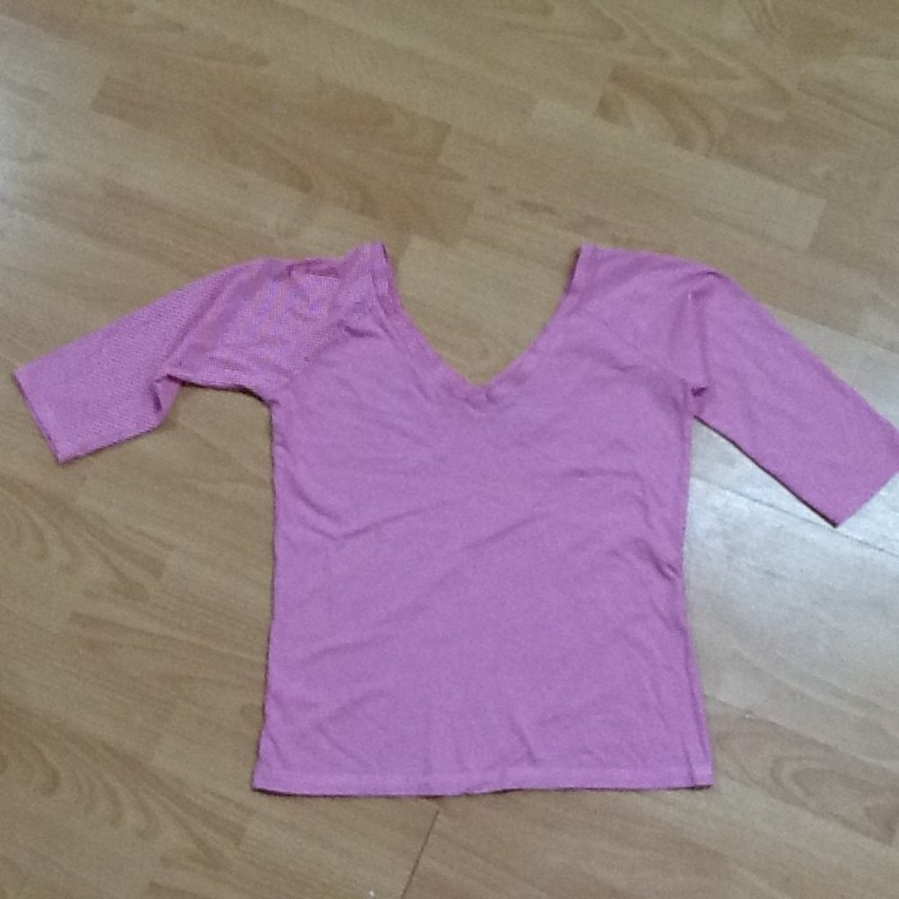 Juniors V-Neck Top